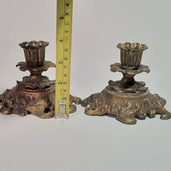 Vintage Pair of Candle Holders - Picture 9 of 13